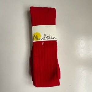 Mini Boden Red Tights